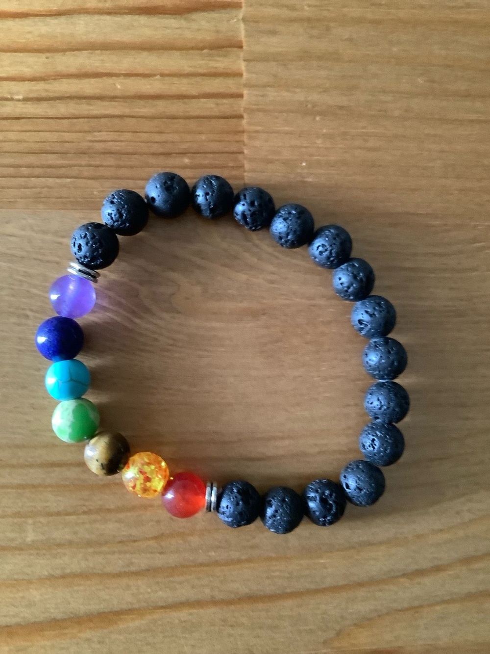 AMY AND ANNETTE 7 CHAKRA HEALING GEMSTONE BRACELET